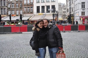 Katerina and me in Antwerp, Belgium