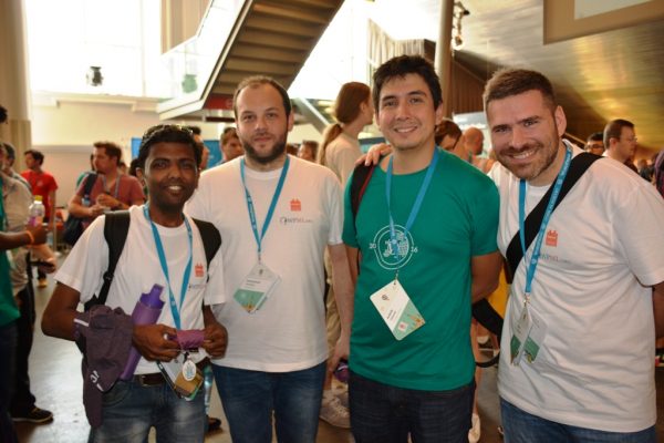 OnTheGoSystems team: Harshad, Kostas, Andrés, Andreas