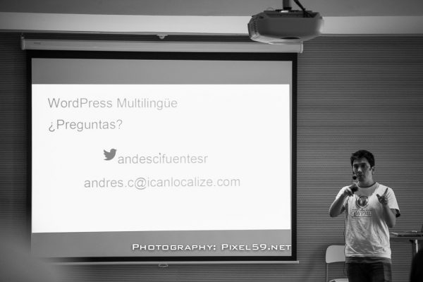 WordCamp Marbella 2016: Andrés and WordPress Multilingual
