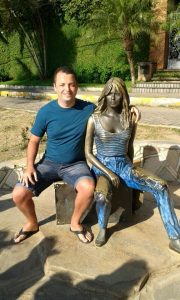 Trip in Búzios / Rio de Janeiro. Me and Brigitte Bardot statue