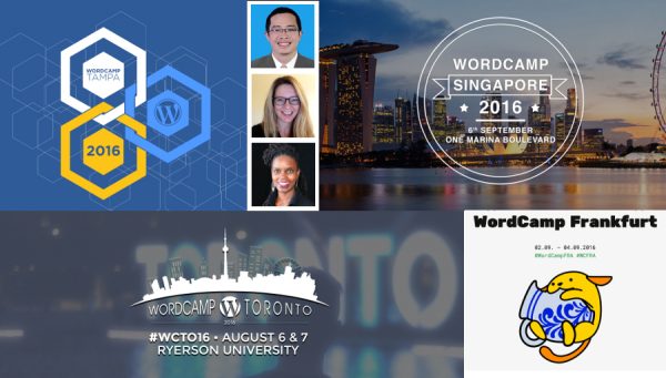 Who will represent OnTheGoSystems at WordCamps in August and September