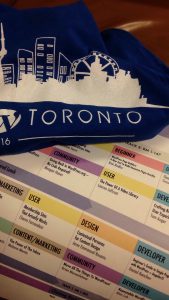 WordCamp Toronto 2016: Schedule and t-shirt