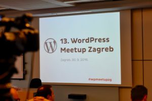 13 WordPress Meetup in Zagreb, Kroatien.