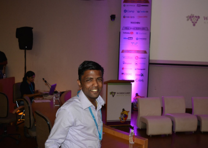 Harshad at WordCamp Nashik