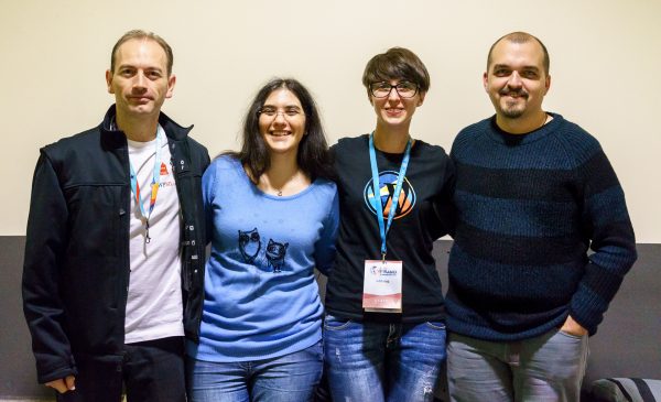 WordCamp Milano : Vin, Valentina, Selena et Andrea