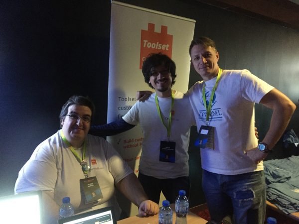 WordCamp Sofia: George, Dario und Vuk
