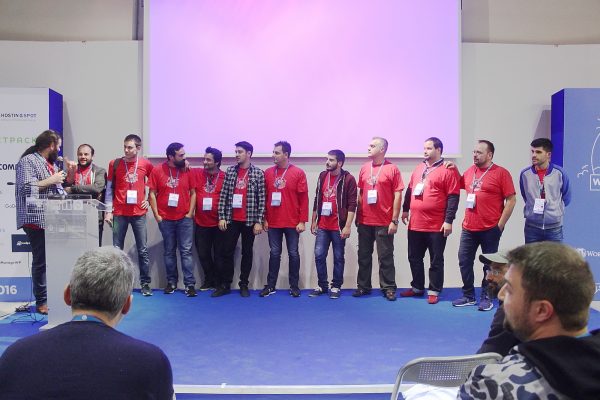 WordCamp Athens : Kostas et autres organisateurs