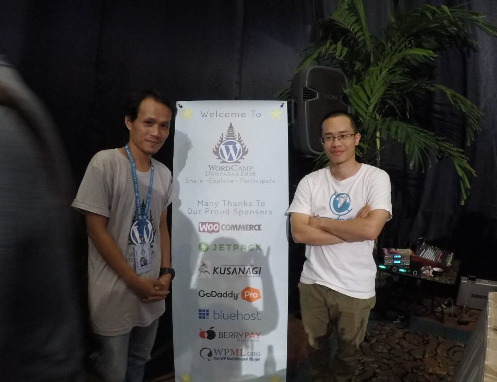 Dat & Emerson at WordCamp Denpasar 2016